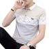 Áo thun nam tay ngắn có cổ Paul Áo sơ mi nam giản dị ve áo mùa hè cotton chống cổ cotton - Áo phông ngắn áo thun nam tay ngắn có cổ Áo phông ngắn