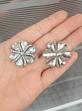 高档女拖鞋夹趾装饰鞋扣
