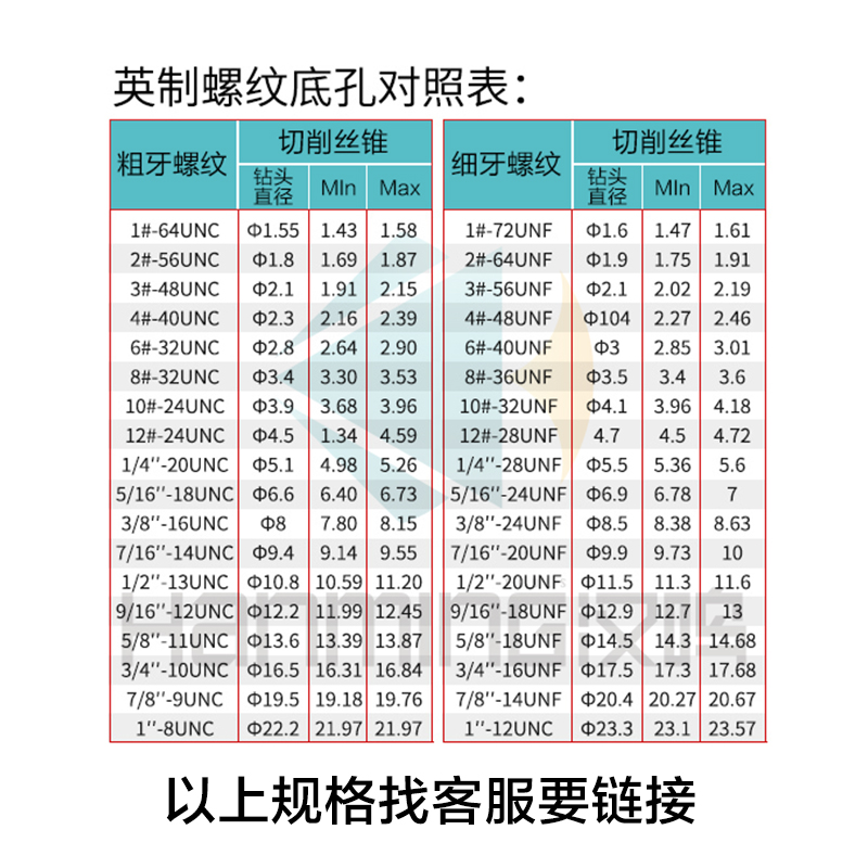 汉鸣~英美制丝锥 11/64-40 缝纫机用丝攻 螺旋先端直槽挤压