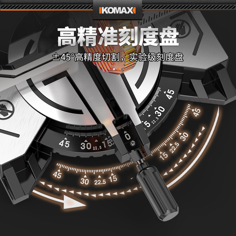 锯铝机铝材木材45度铝合金型材角锯 科麦斯界铝机