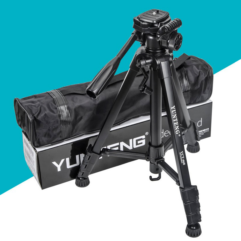 云腾668手机直播移动竖屏支架带滑轮落地多机位拍摄vlog视频神器旋转拍照相机补光灯通用单反微单三脚架专用,淘宝优惠券,粉丝福利购,淘宝优惠卷