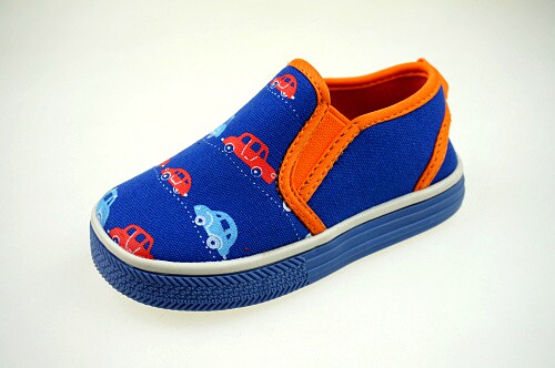 包邮小童鞋日本单春秋款帆布鞋单鞋套脚款懒人鞋一脚蹬休闲学生鞋