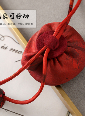 真丝香云纱毛衣链遮颈纹装饰颈链