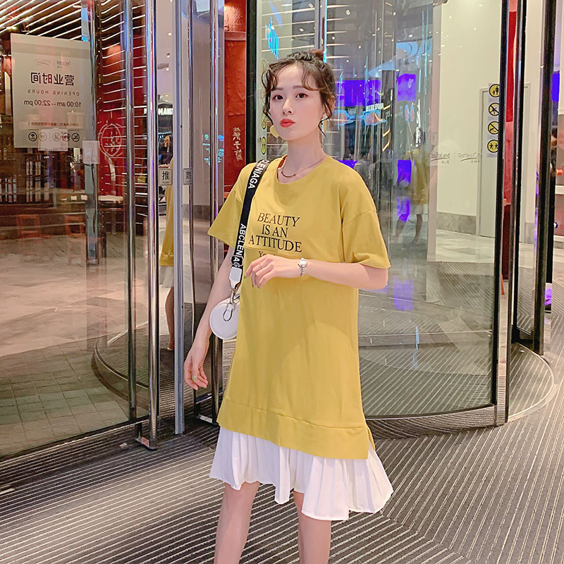个月大肚 3456789 专柜品牌孕妇装韩版短袖中长款孕妇连衣裙上衣 个月大肚 3456789 专柜品牌孕妇装韩版短袖中长款孕妇连衣裙上衣