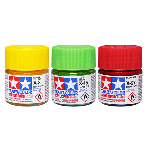 田宫X光泽水性漆丙烯颜料丨笔涂/喷涂丨高达GK军事模型手办 - 图3