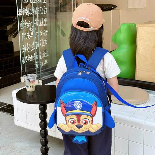 幼儿园小书包男孩防走失儿童阿奇天天小厉汪汪队三岁女童背包小班 - 图0