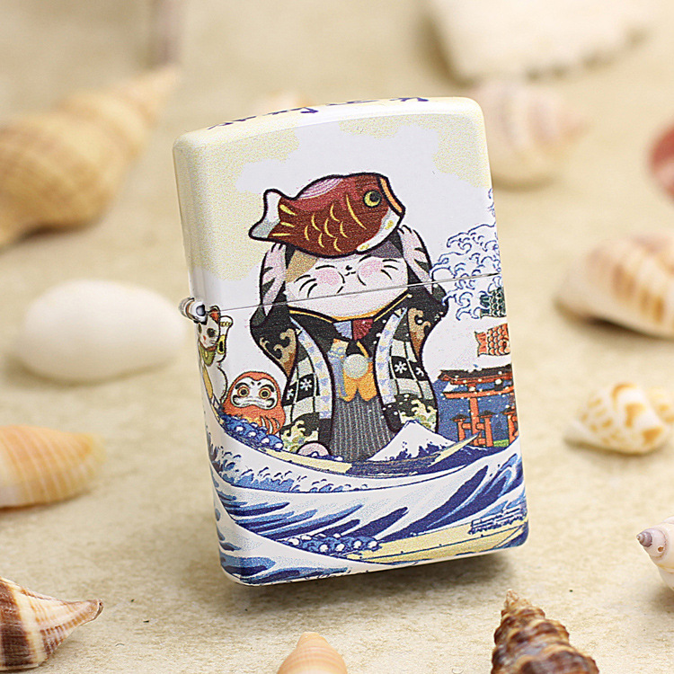 涂鸦系列 天才眼镜狗圣诞狗热情大碰撞招财进宝 打火机 zippo 美国 涂鸦系列 天才眼镜狗圣诞狗热情大碰撞招财进宝 打火机 zippo 美国