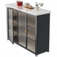 Adjustable height sideboard