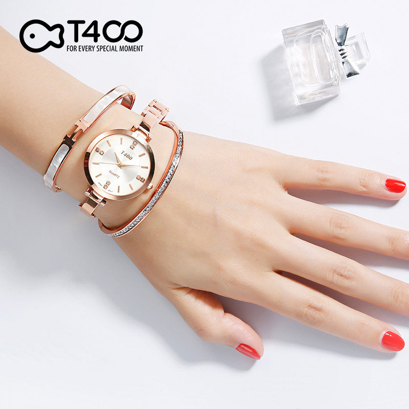 t400腕表情侣dw三件套2019新款镯子 t400手镯