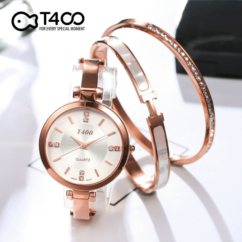 t400腕表情侣dw三件套2019新款镯子 t400手镯