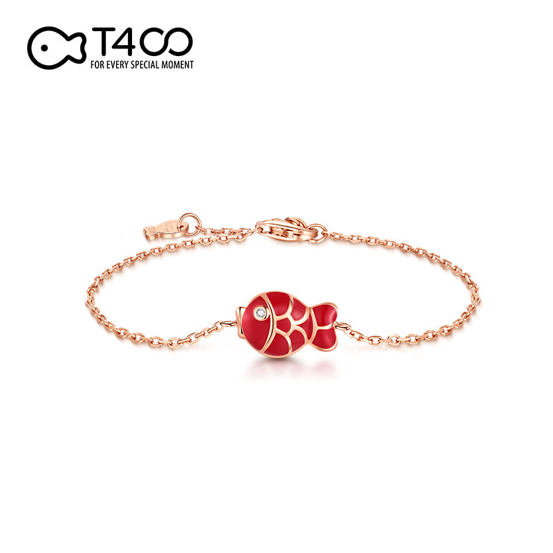 t400女纯银ins小众施华洛世奇手链 t400手链