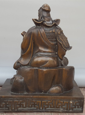 荣华富贵复古怀旧风看书人物雕塑