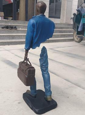 荣华富贵纯铜高端男士商务酒店别墅欧式家居人物装饰品开业礼品