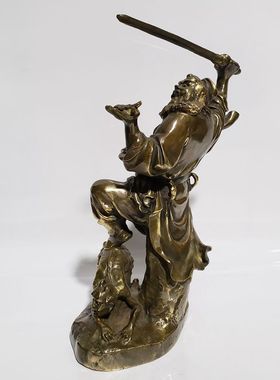 黄铜复古怀旧客厅钟馗