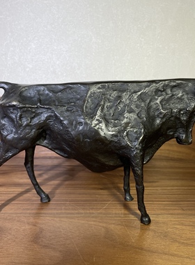 铜雕塑毕加索牛抽象铜牛摆件