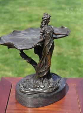 仙女果盆塑像家居装饰工艺品