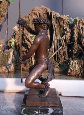 草裙舞铜雕塑艺术品土著毛利人工艺品摆件摆设家居装饰品商务礼品