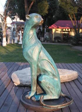 豹子动物商务摆件艺术品