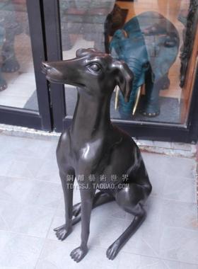 看门狗会所铜雕塑林先铜装饰摆件