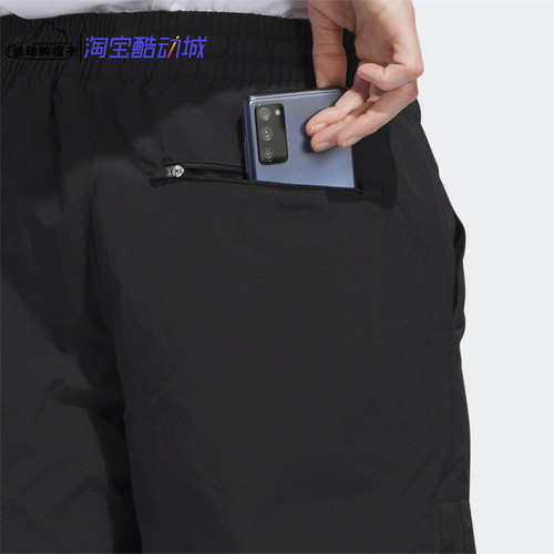 Adidas 三叶草 WATER SHORT 男子梭织速干休闲运动五分短裤HS3016 - 图2