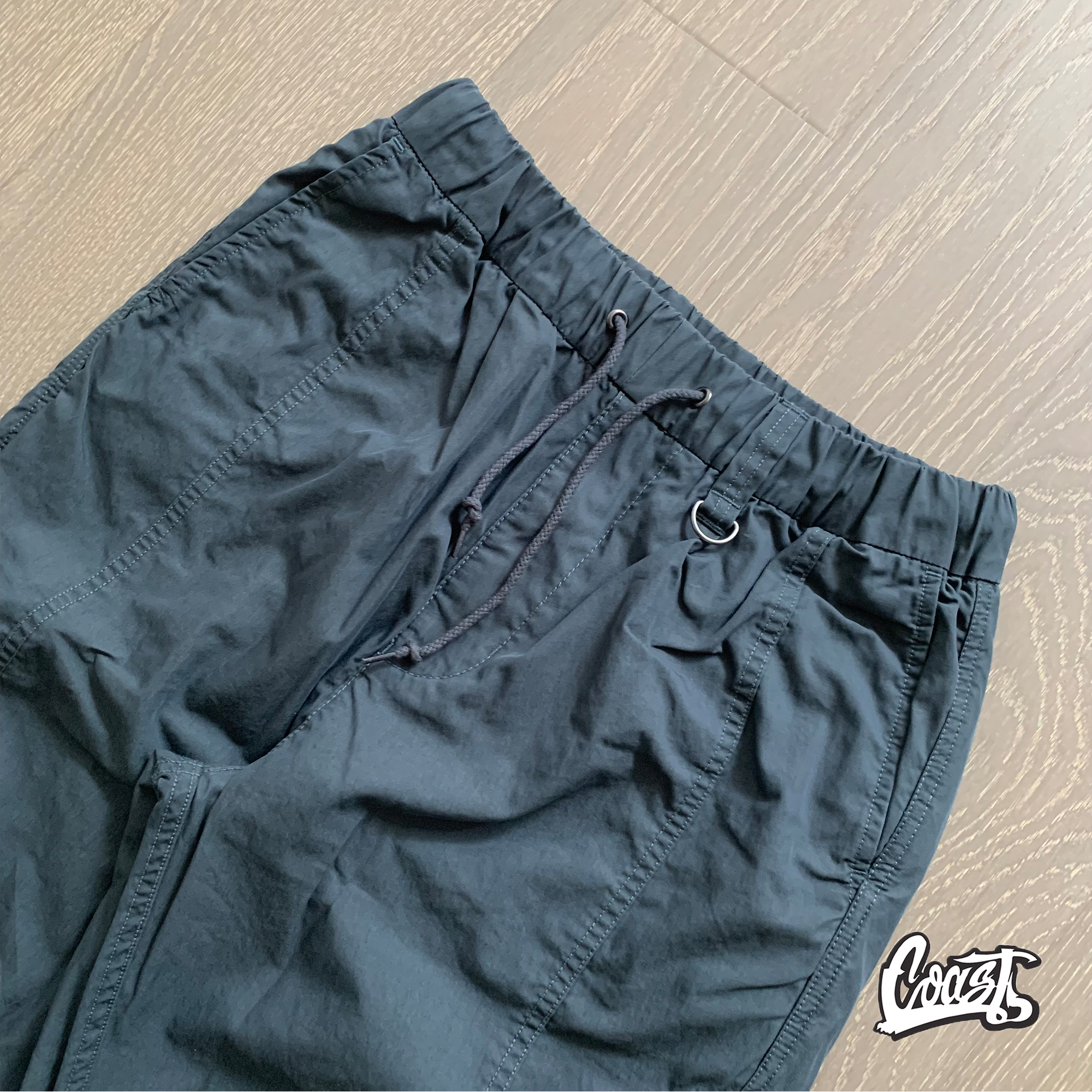 MADNESS EASY PANT 22SS 日本面料松紧休闲裤纯色抽绳长裤 余文乐 - 图0