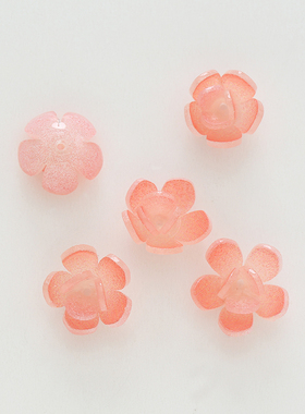 滴胶淡变花瓣DIY古风发簪