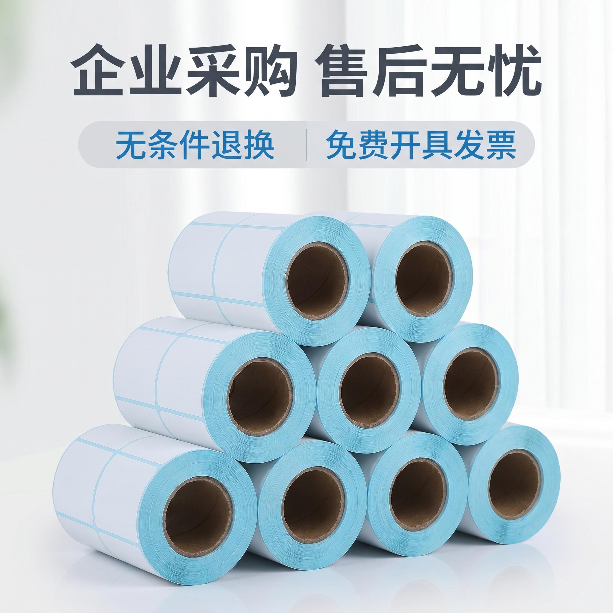 Three-proof thermal barcode paper self-adhesive label printing paper 60*50*80*90 supermarket electronic scale milk tea sticker