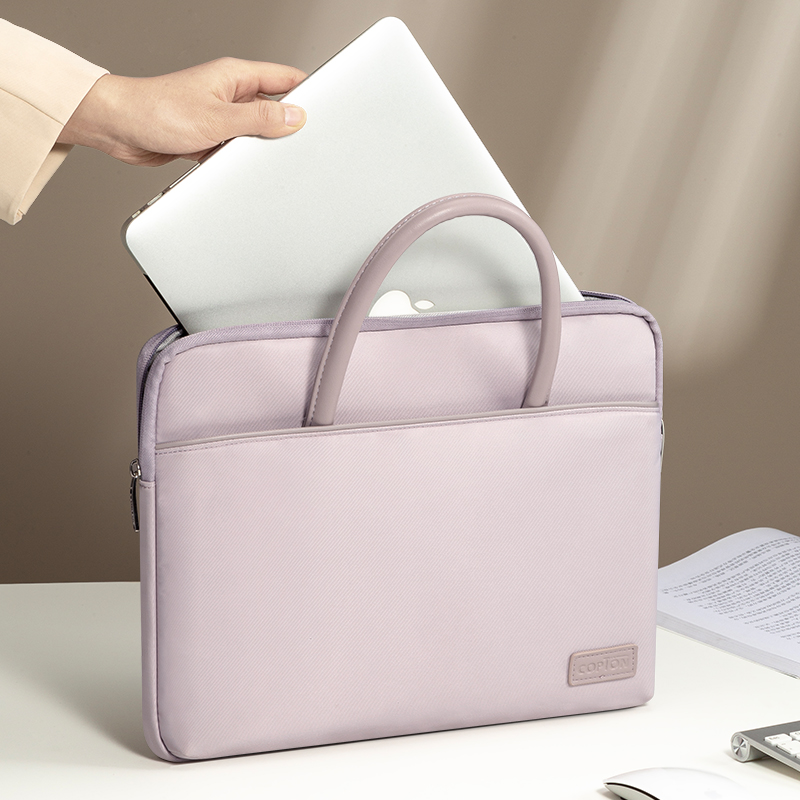 笔记本电脑包16寸手提女士2024新款适用苹果macbook13pro14air15.6华为matebook戴尔联想小新小米d保护套通勤 - 图3