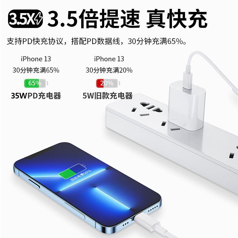 德国品质适用苹果PD35W快充头iPhone15/14Promax手机充电器线套装-图1