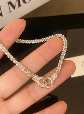 韩系夏日时尚百搭双环锁扣手链