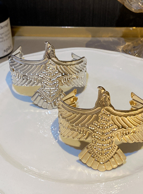 欧美金属老鹰臂镯手镯