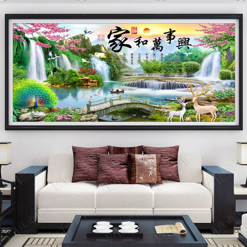 Главная Hehexing Cross Emelcodery 2021 Новая линия вышитая гостиная атмосферная ландшафт ландшафт