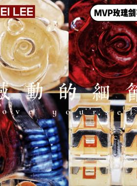 李加奇原创潮品玫瑰项链汽车挂件