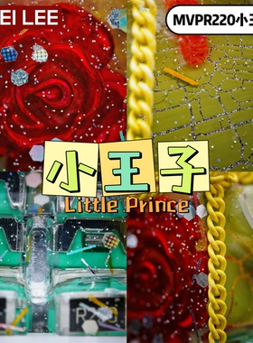 李加奇原创小王子玫瑰机器人项链