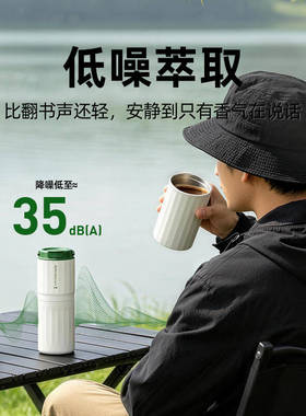 罗娅便携式咖啡机小型咖啡磨豆机