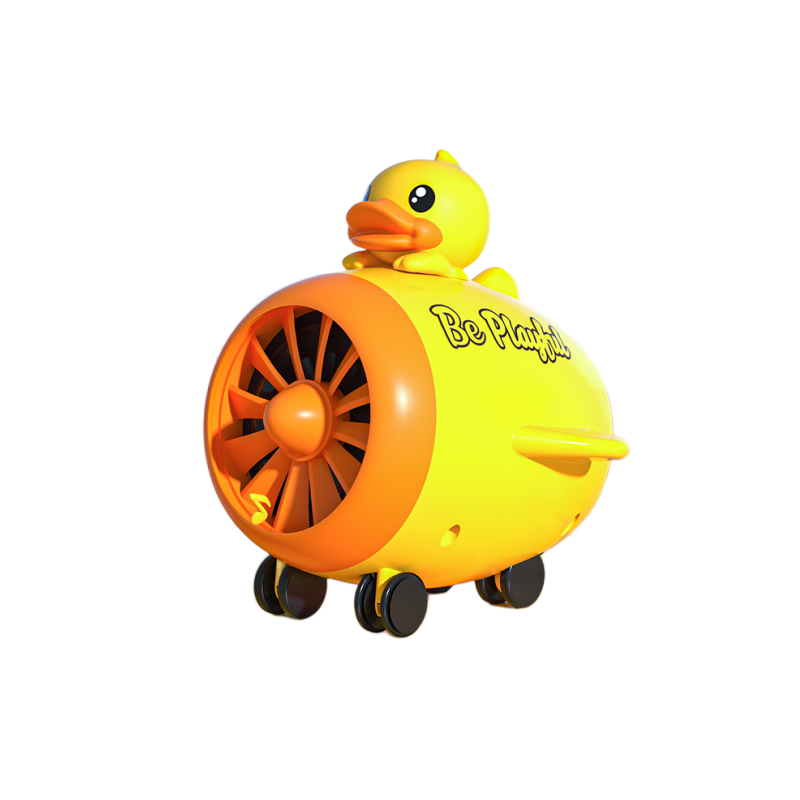 B.Duck小黄鸭蓝牙音箱3D环绕迷你无线卡通闹钟家用低音炮大音量-图3