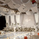 Korean wedding milk silk stretch fabric tiled ceiling