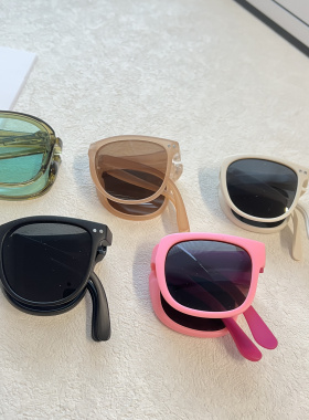 折叠墨镜 儿童夏季防晒太阳镜轻便 防紫外线 送一个墨镜收纳盒