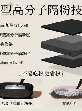 荔树旗袍粉扑×一字刷不吃粉