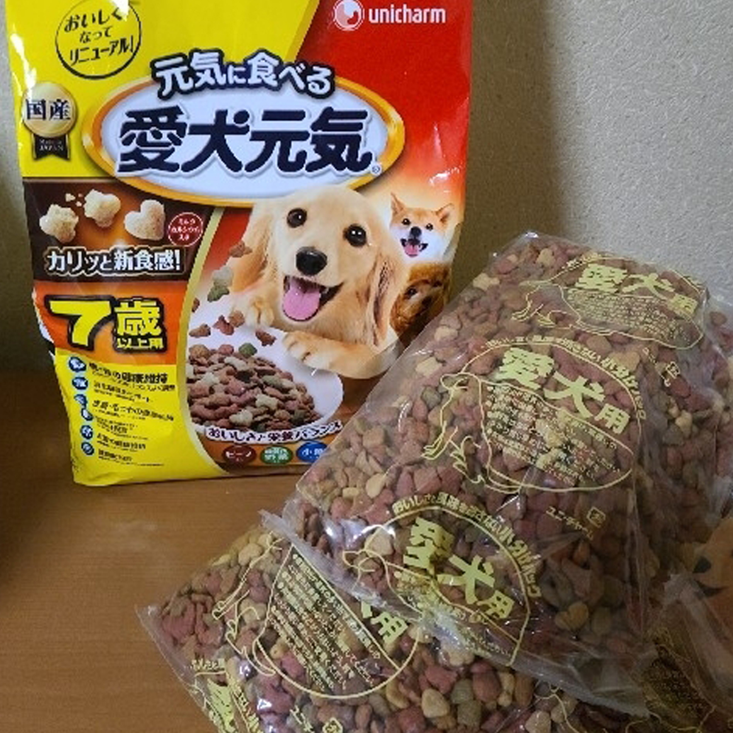 日本产 unicharm尤妮佳幼犬成犬高龄犬通用型增强抵抗力干狗粮 - 图1
