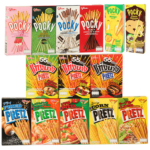 泰国进口格力高PRETZ百力滋饼干棒Pocky百奇多口味可选休闲零食品 - 图3