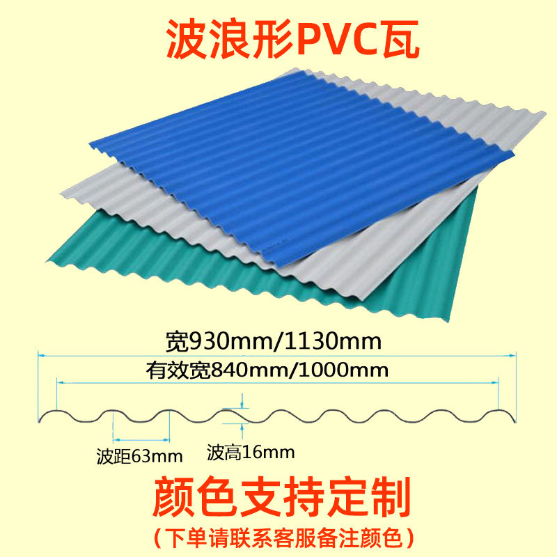 树脂瓦屋面瓦PVC塑料瓦FRP玻璃钢瓦耐酸碱彩钢铁皮瓦不锈钢铝瓦