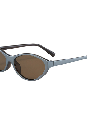 复古个性太阳镜男女椭圆小脸偏光开车墨镜防紫外线防晒近视有度数