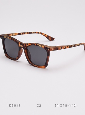 韩版方框偏光太阳镜男士驾驶专用大脸显瘦旅游街拍防紫外线墨镜女