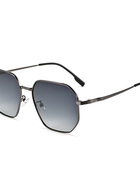 摩登时髦多边形男女士偏光太阳眼镜驾驶开车钓鱼防紫外线百搭墨镜