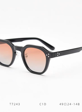 复古TR90黑色偏光太阳眼镜男网红素颜墨镜女潮防紫外线驾驶开车用