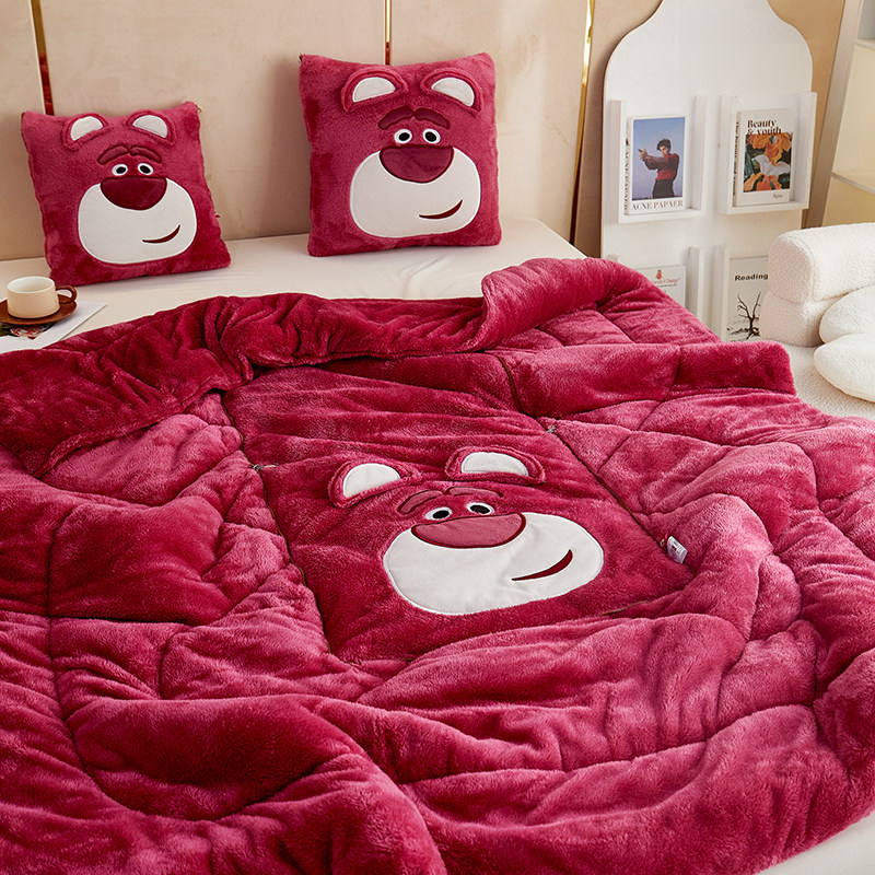 多功能加绒抱枕被子两用汽车办公室午睡枕头靠垫二合一冬季加厚重,淘宝优惠券,粉丝福利购,淘宝优惠卷