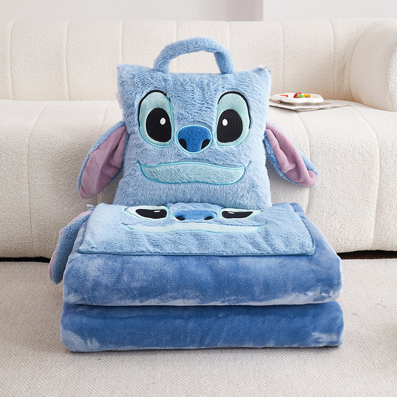 幼儿园手拎卡通抱枕被子两用二合一午睡折叠毯子枕头被四季空调被,淘宝优惠券,粉丝福利购,淘宝优惠卷