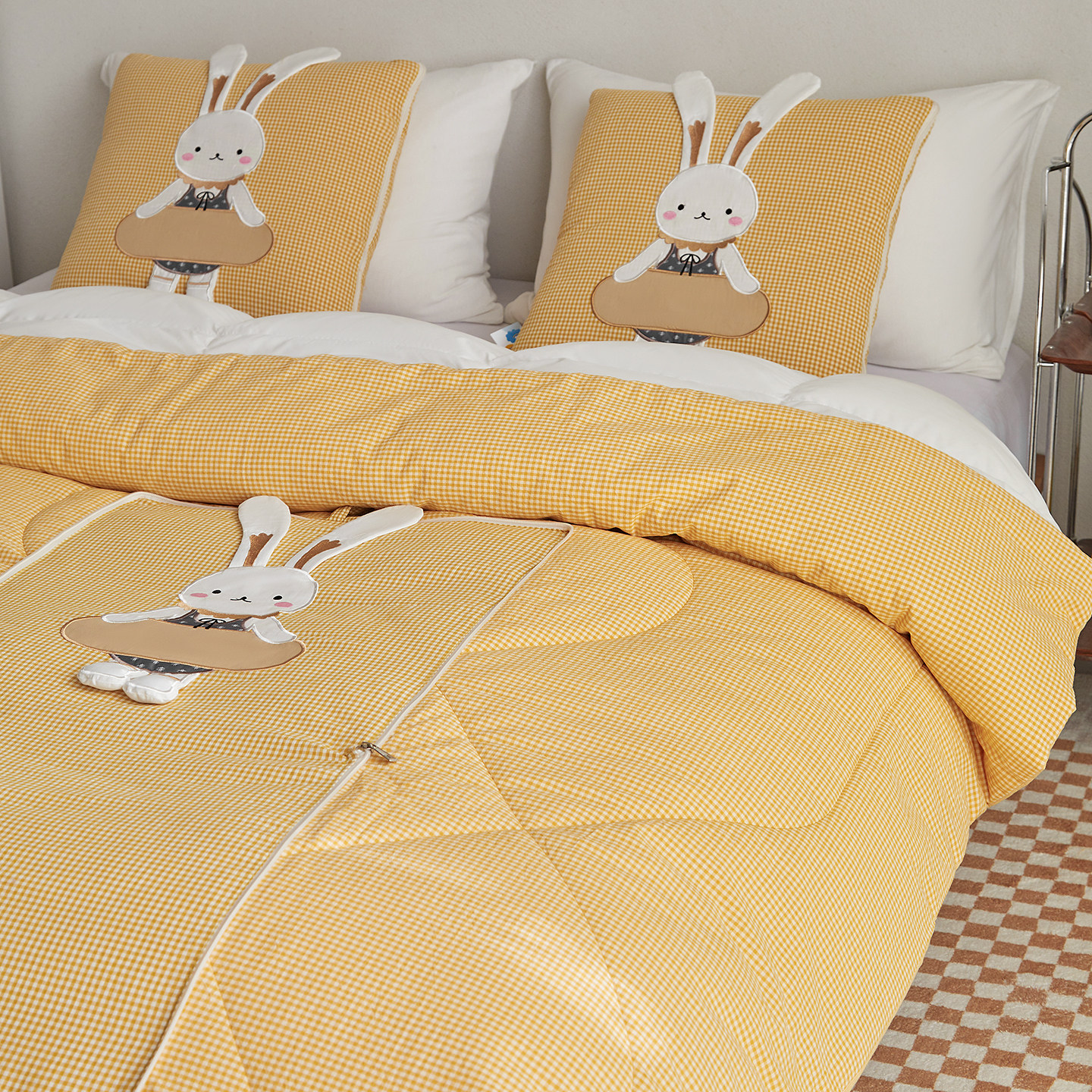 儿童纯棉色织抱枕被子两用可折叠午休空调被汽车载全棉靠垫午睡枕,淘宝优惠券,粉丝福利购,淘宝优惠卷