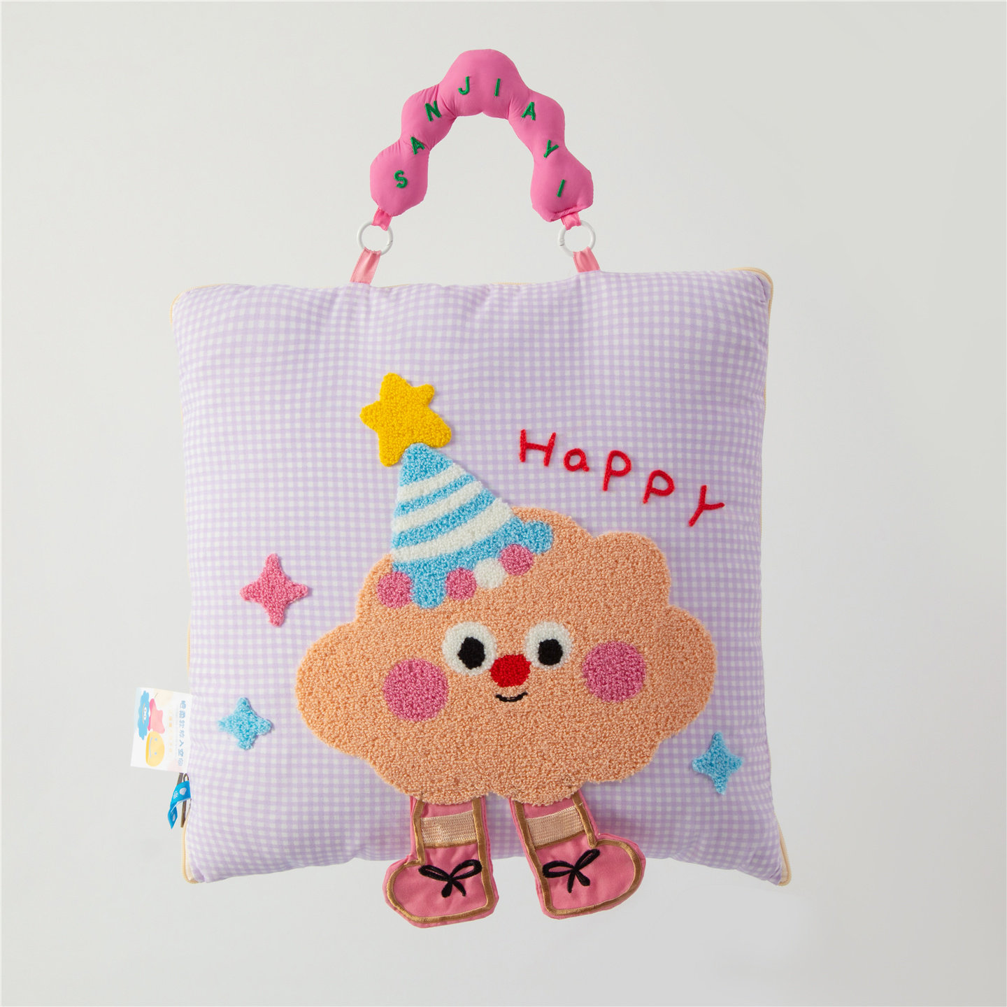 卡通可爱手拎抱枕被子两用二合一办公室午睡小被子折叠空调被四季